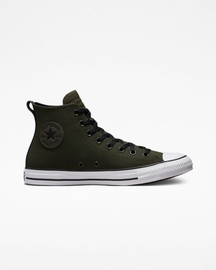 Tenisi Inalti Barbati Converse Chuck Taylor All Star TecTuff Masline Verzi Verzi Albi Negrii | RO DOINA762